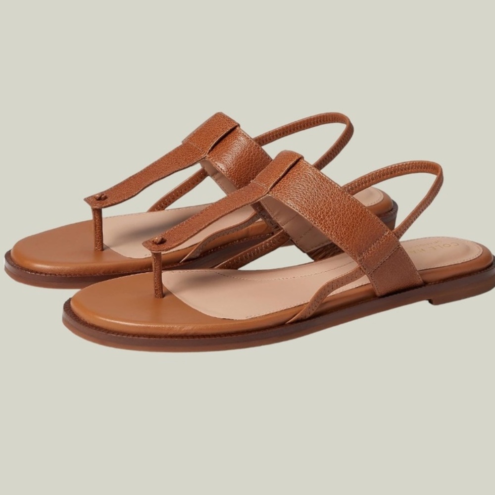 NEW Women's Cole Haan Winslet Thong‎ Sandal in Honey Leather. W25174 size 5